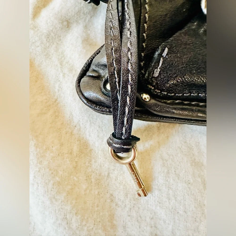 Vintage Chloe navy blue Paddington bag - Picture 14 of 16